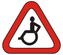 Рисунок - Внимание: инвалиды с физическими ограничениями! (Колясочники!)